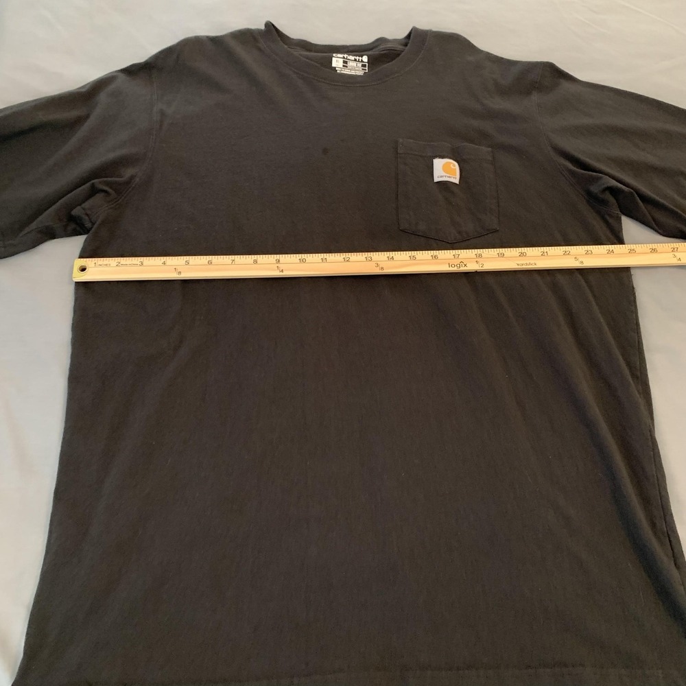 Carhartt Shirt Lot Of 3 Mens XLT Gray Black Pocket Workwear K87 Tagless Tee - Picture 15 of 16